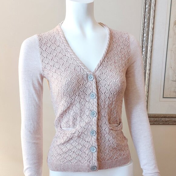Moth Anthropologie Cardigan Sweater Size Small - Picture 1 of 15
